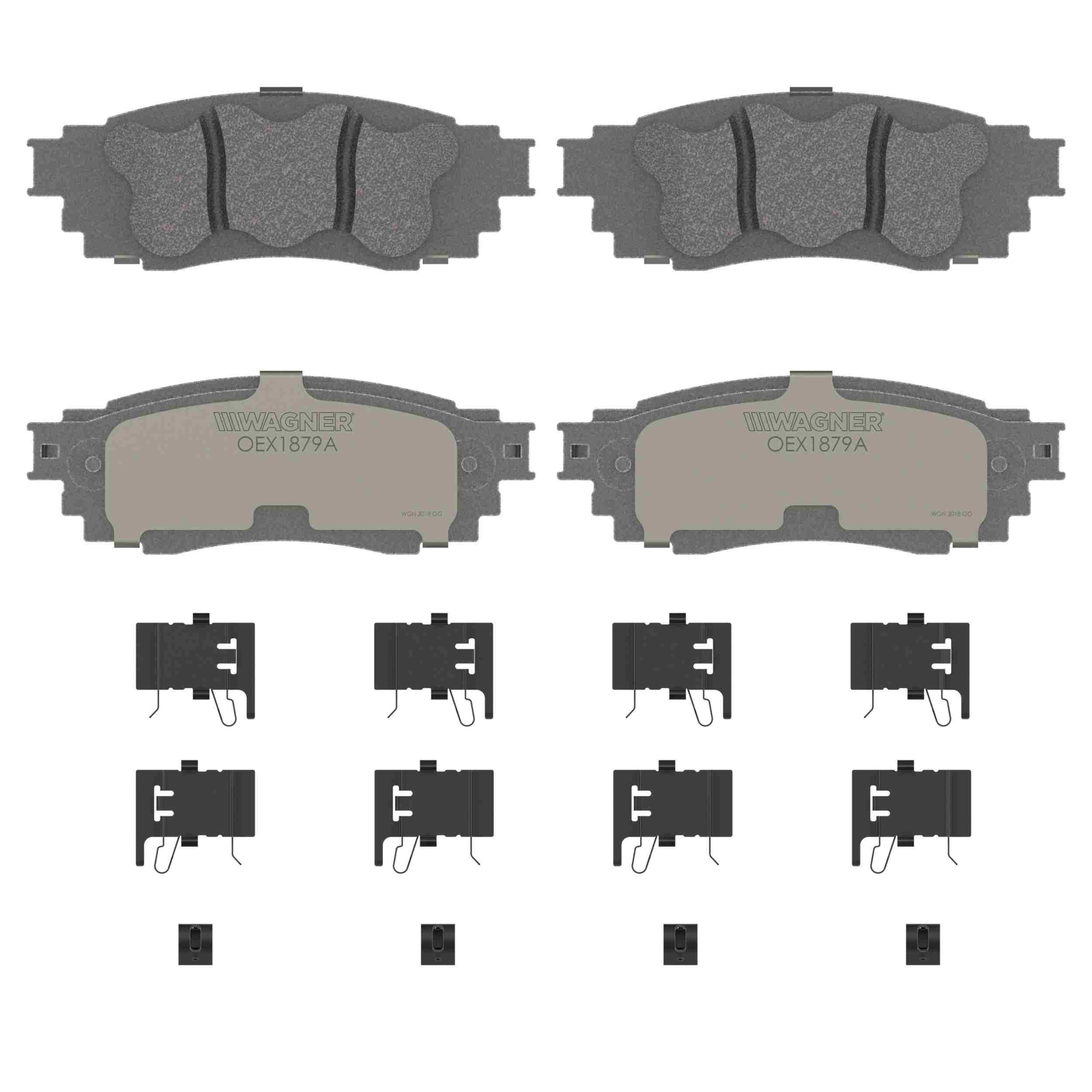 OEX Rear Disc Brake Pad Set Premium Ceramic