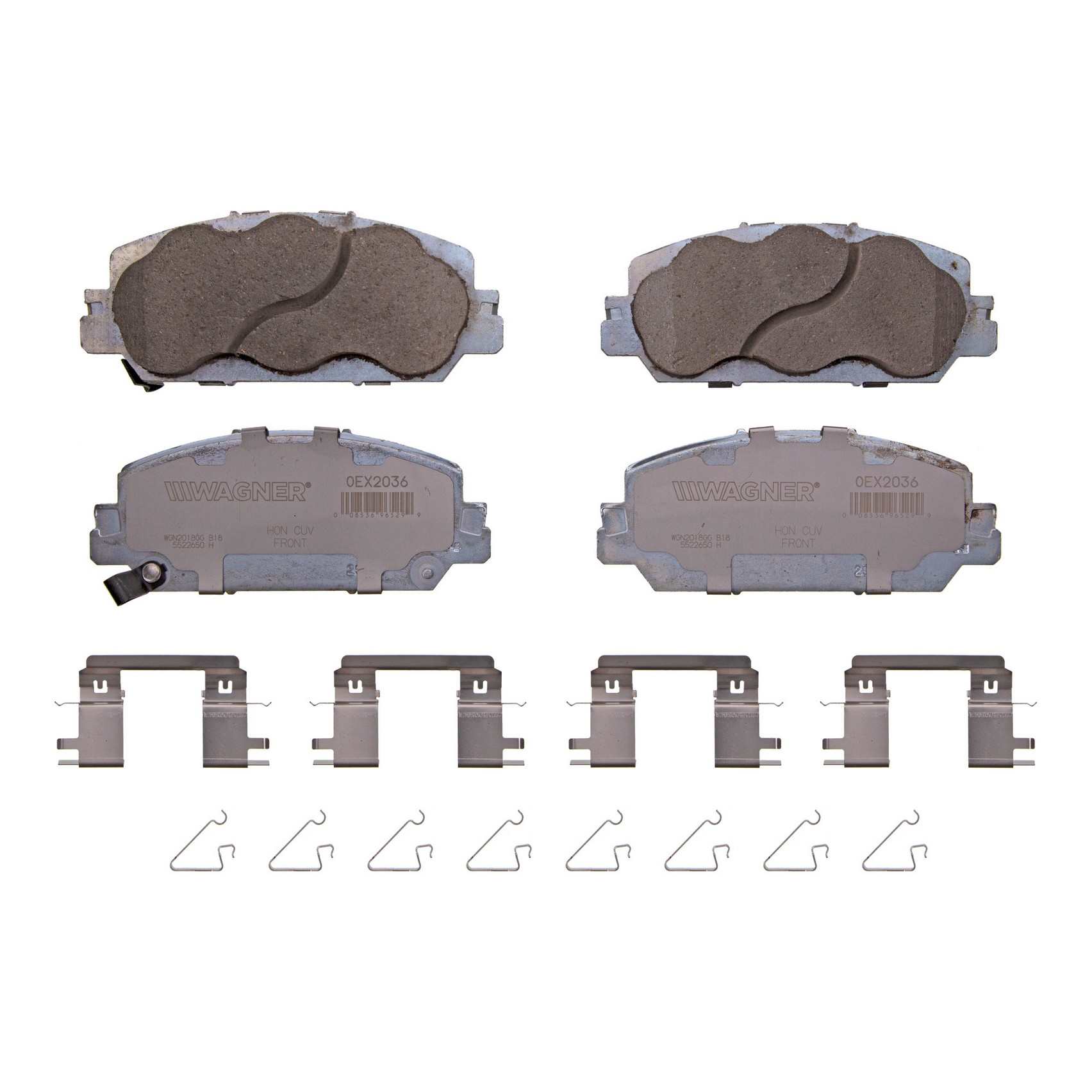 OEX Front Disc Brake Pad Set Premium Ceramic